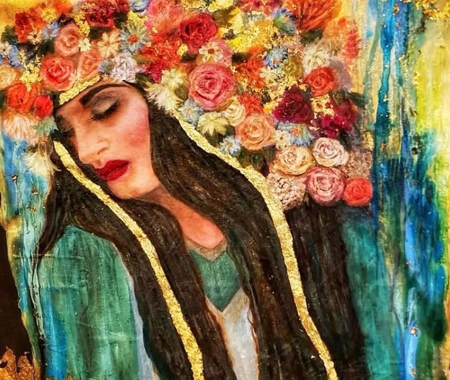 Crowned With Glory Archival Glicée Canvas and Fine Art Print